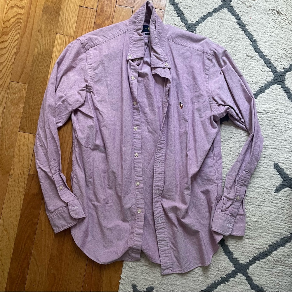 Pink Ralph Lauren Oxford Shirt